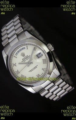 Rolex Day Date Swiss Replica Steel Watch