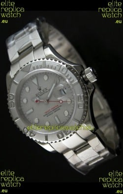 Rolex Replica Yachtmaster Swiss Watch with ORIGINAL ROLEX ROLESIUM DIAL